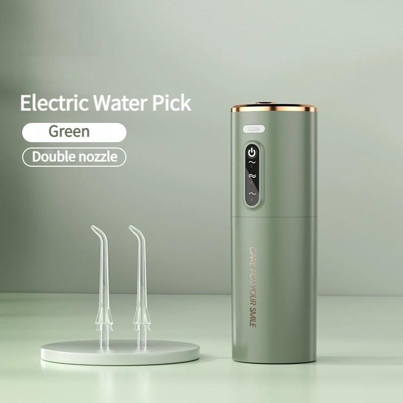 Oral Irrigator Portable Dental Water Flosser USB Rechargeable 280ML Electric Tooth Cleaning Device 3 Modes Waterproof Irrigator