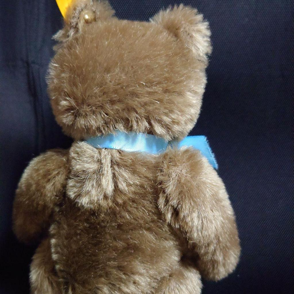 [USED] Excellent Condition Vintage Steiff Teddy Bear, Brown, Germany