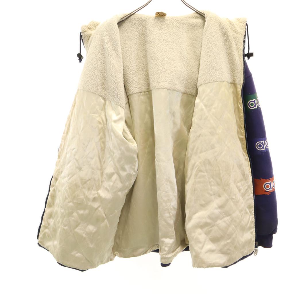 Adidas 80s Vintage Descente Trefoil Logo Long Sleeve Freeze Zip Hoodie O Men's Used