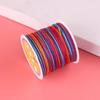 Boting 30m Multicolor Jade Thread: 5-Color DIY Gradient Jewelry & Braiding Cord