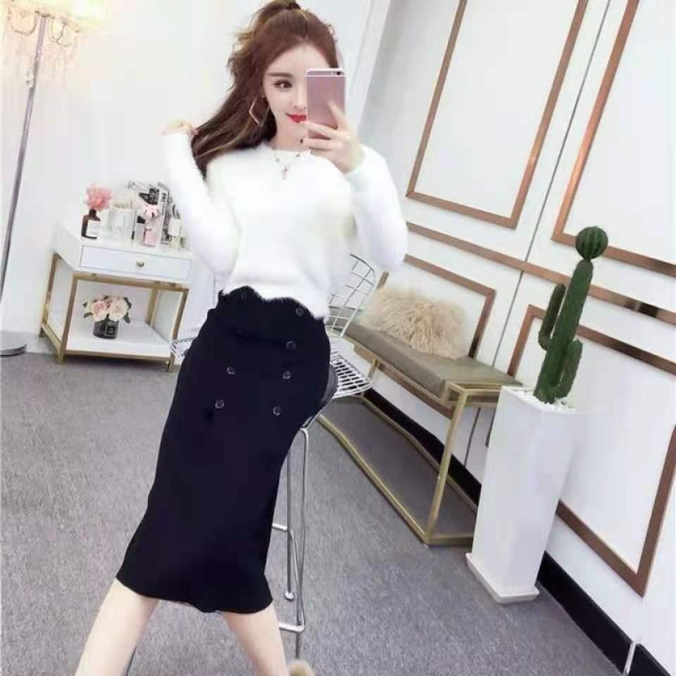 Dingzhu Temperament Jacket Sweater Korean Version Lazy Style Knitted Sweater