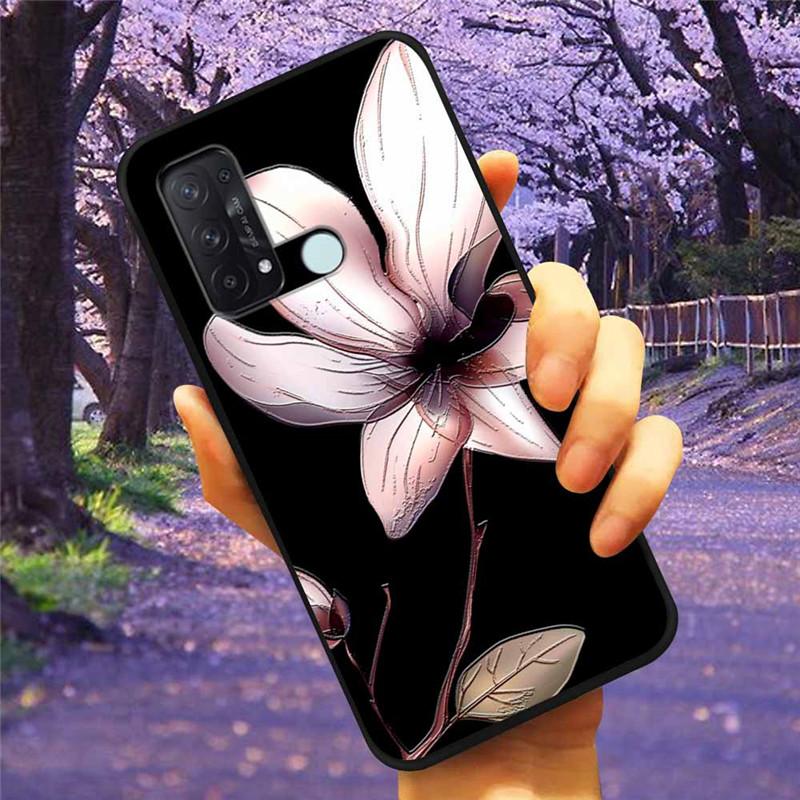 For OPPO Reno 5A 3A 7A Case 3D Relief Cartoon Silicone Back Cover for Oppo Reno7 A Reno3A Reno5A Cases Emboss Soft Cute A54 5G