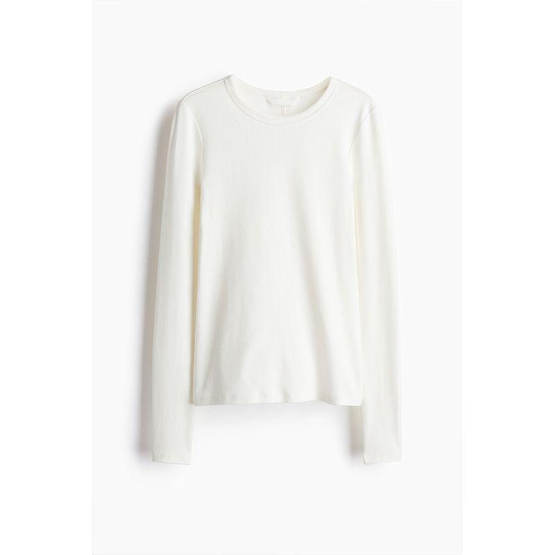 

HM Women s T-shirt 25 Fall Slim Fit Slimming and Fashionable Casual Fashionable round Neck Long Sleeves Inner Bottoming Shirt 1254718