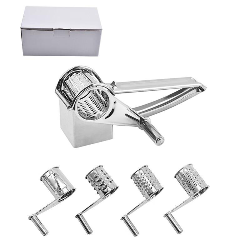 

ZISIZ Stainless Steel Rotary Cheese Grater