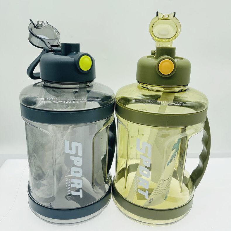 Water Bottle Yili Ton Bucket Fitness Water Cup 1100ml Outdoor Sports Kettle Plastic Large Capacity Portable Bucket