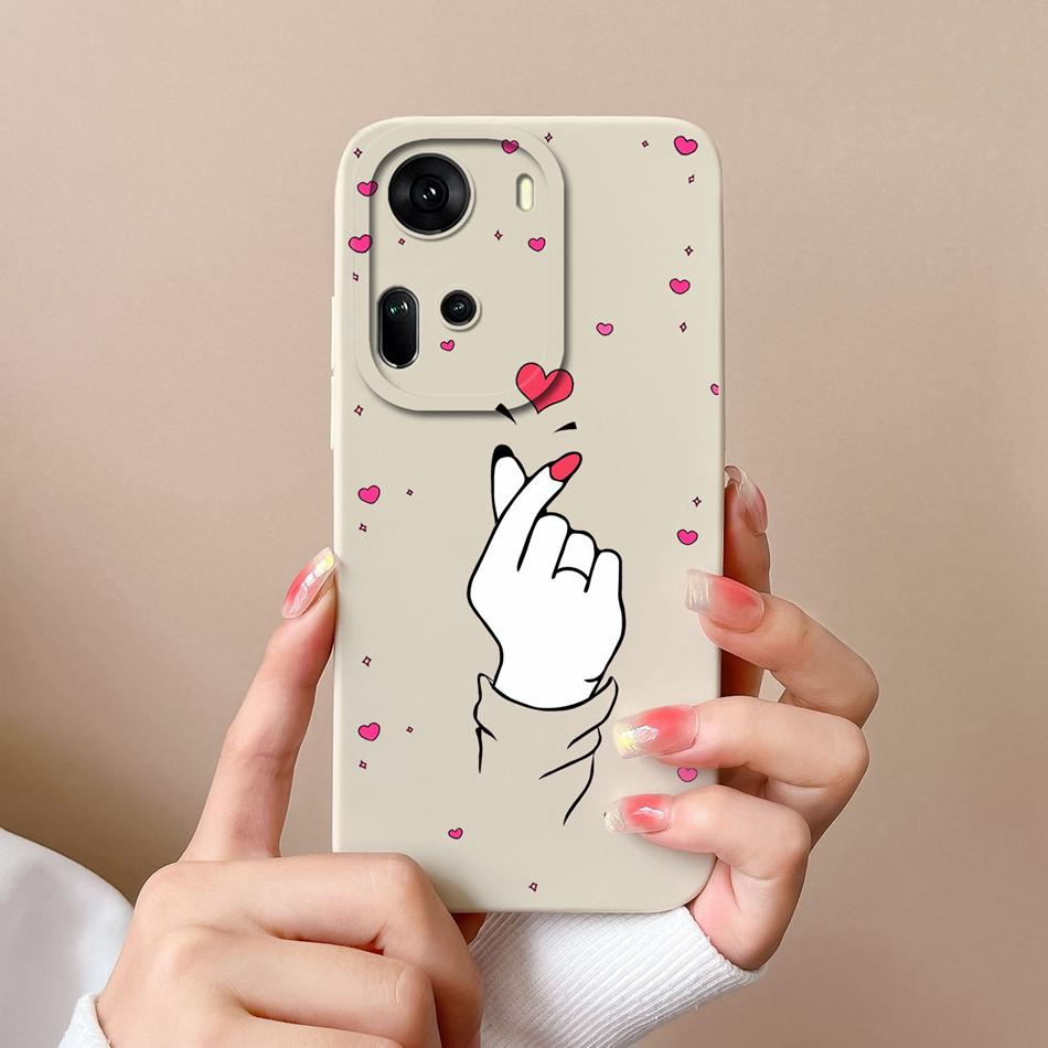 For OPPO Reno 11 Pro 5G Phone Case Butterfly Liquid Silicone Camera Protection Back Cover For OPPO Reno11 Pro Funda Coque Bumper
