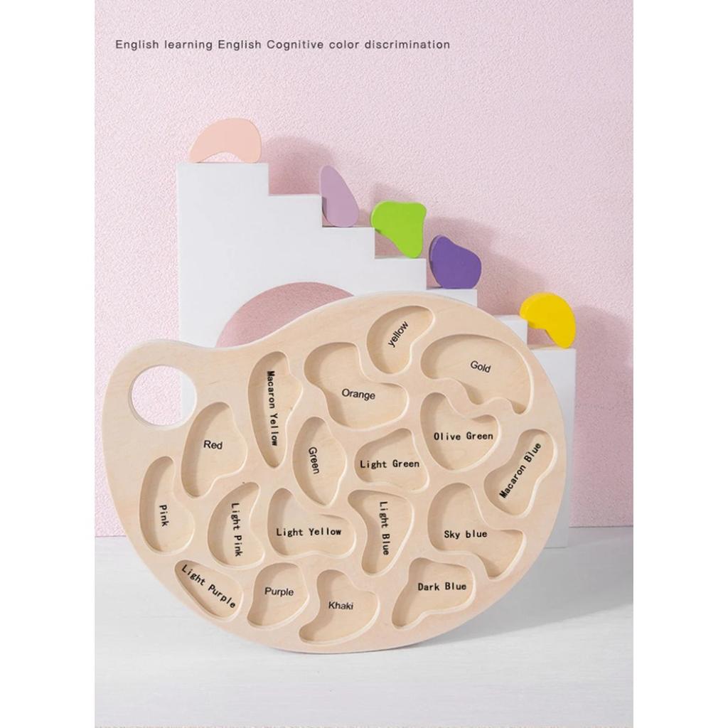 Children Color Shape Sorting Montessori Toys Geometry Sensory Shape Color Matching Puzzle Game Kids Early Education Learning Toy