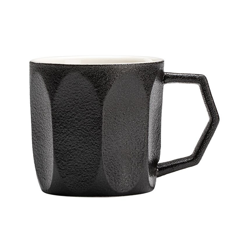 Retro Coffee Cup Creative Souvenir Cup Afternoon Tea Ceramic Mug Japanese Coarse Pottery Water Cup Breakfast Cup