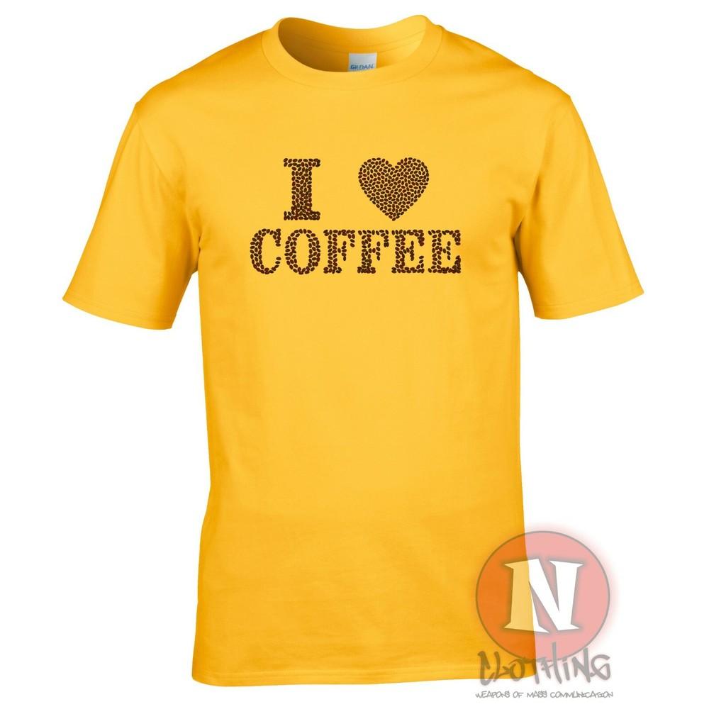 I Love Coffee TShirt Funny Barista Coffeeshop Coffee Bean Cafe