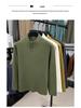2025 Men's Loose Fit Half-High Collar Warm Base Layer Sweatshirt - Versatile Autumn/Winter Top