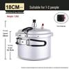 OLOEY 18cm Portable Outdoor Pressure Cooker