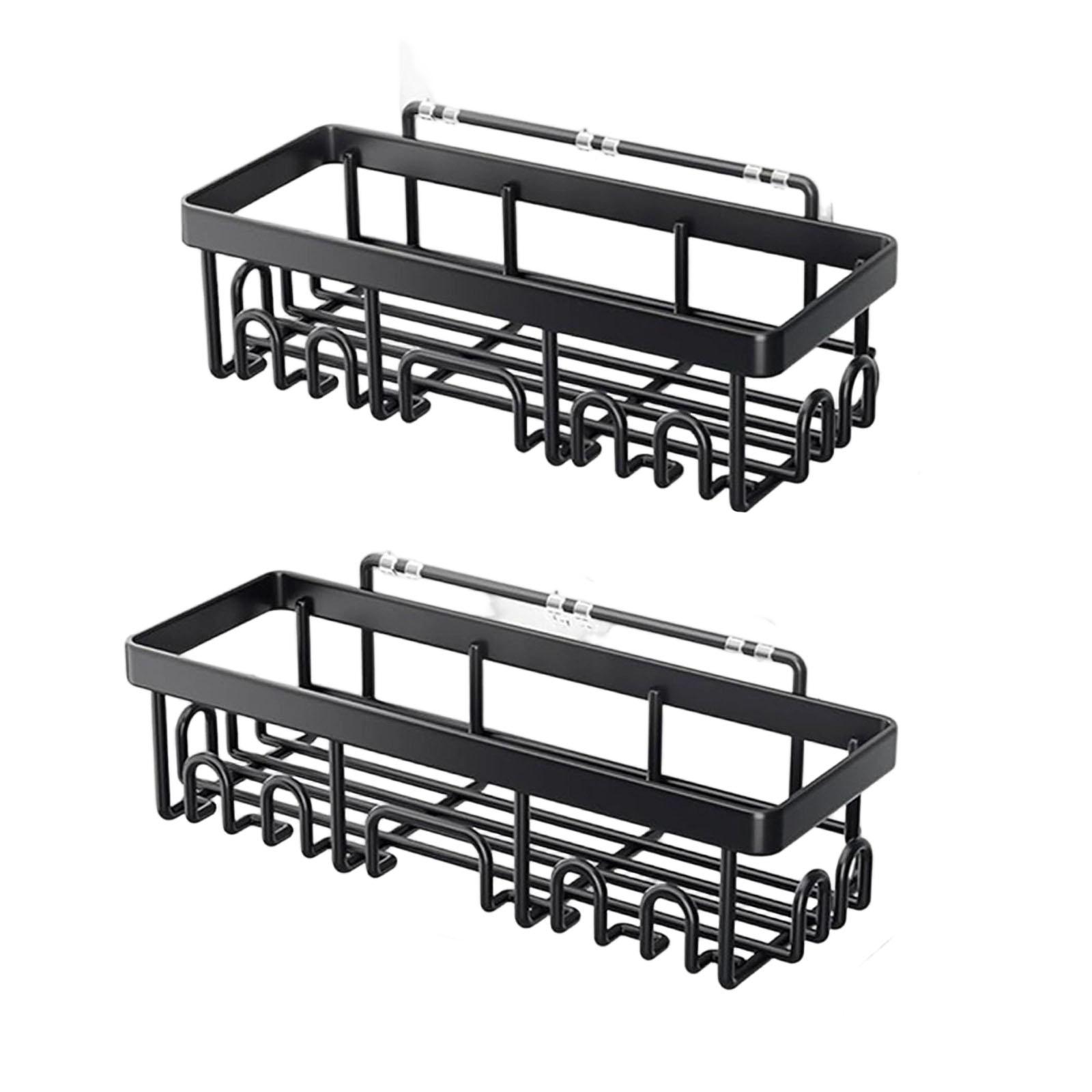 

Bathroom Storage Rack, Punch-free Wall-mounted Bathroom Storage Rack, Soap And Toiletries Bathroom Rack One Size