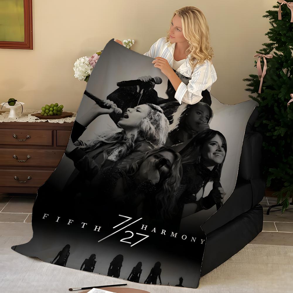 Music F-Fifth H-Harmony Throw Flannel Blanket, Soft Warm, Durable & Washable cute Cool