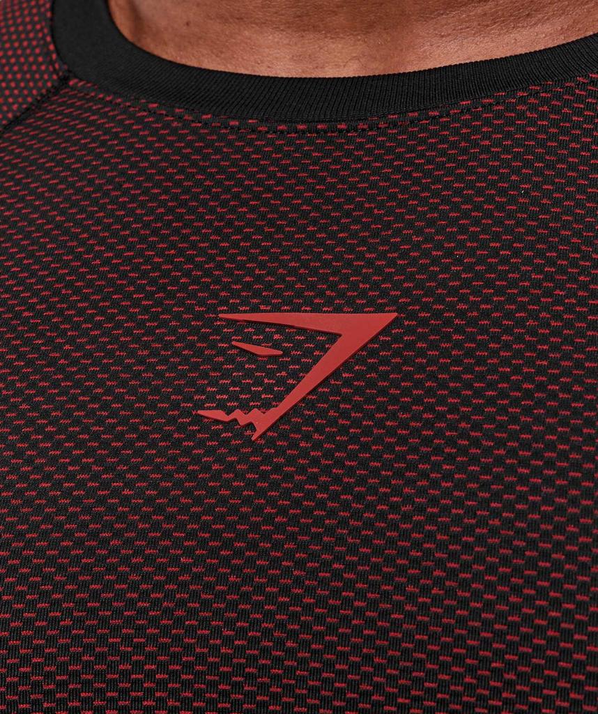 GYMSHARK Top a Manica Lunga da Corsa e Fitness - Casual, Traspirante, Vestibilità Aderente