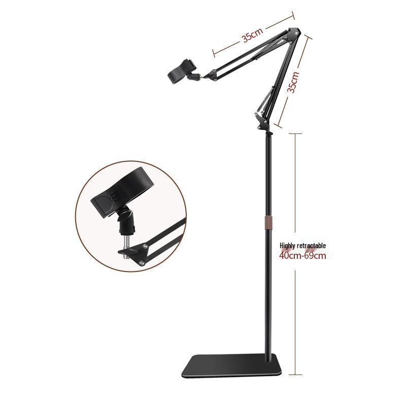 Living Room Floor Standing Hair Dryer & Retractable Microphone Stand