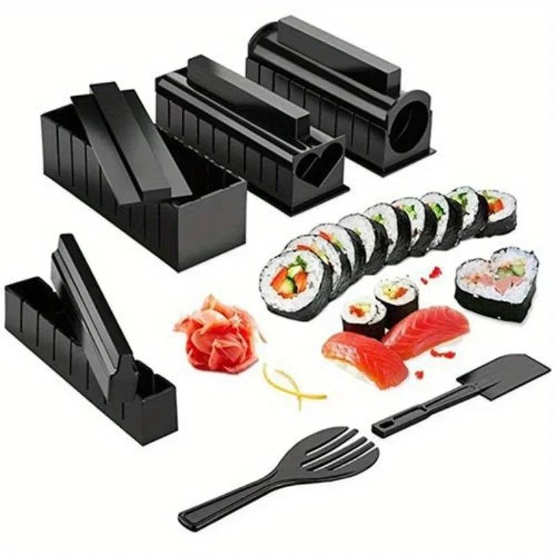 Sushi Mold DIY Sushi Ware Kjøkken Gadget Ris og grønnsaksrull Tang Sushirullverktøy