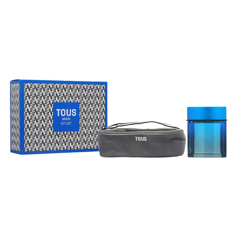 TOUS Vibrant Men s Perfume Set Men s + Cosmetic Bag 100ml