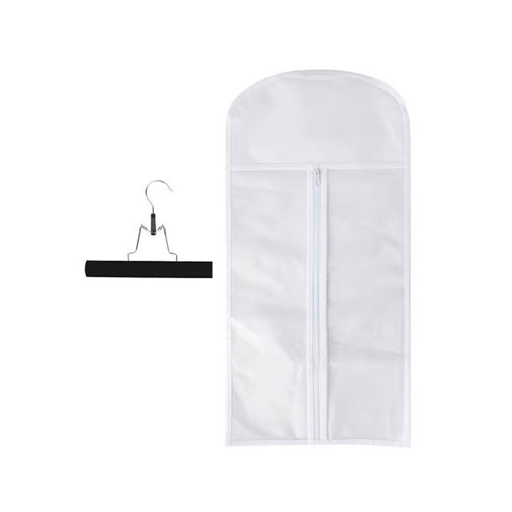 Com Cabide Bolsa de Armazenamento para Perucas à Prova d'Água e Poeira Cor Rosa Bolsa para Perucas Cabides de Madeira Personalizados Organizador de Armazenamento para Perucas