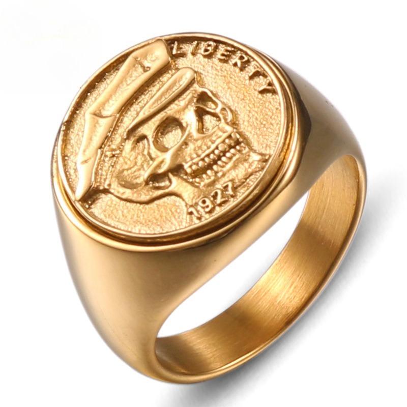 2026 European and American Fashion Trend Rings, Personalized Retro Men s Ring Accessories 8