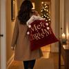 Red With White Trim Christmas Gift Sack 50x70cm Large Size Large Gift Bag  New Year Gift