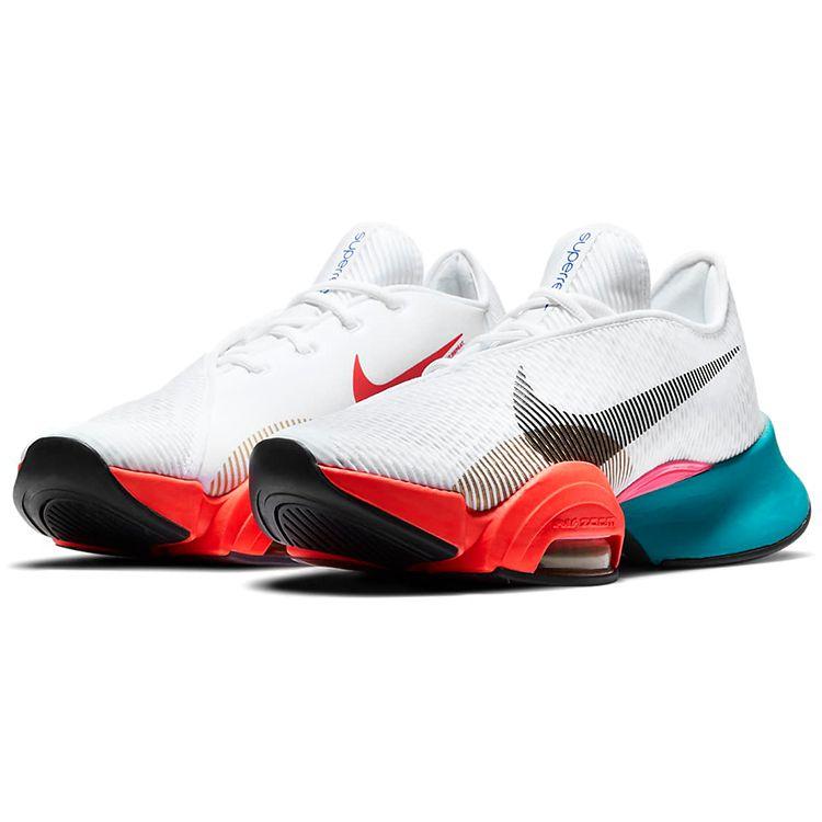 Кроссовки унисекс Nike Air Zoom SuperRep 2 White Crimson Teal Hyper-Crimson Spirit-Teal — фото 3
