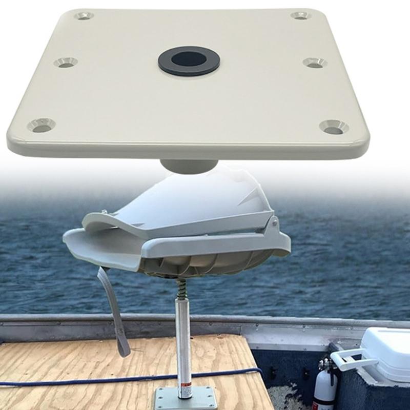 Marine Grade Aluminum Alloy Boat Seating Base Suitable for Fishing Boats Canoes Various Watercrafts Enhanced Comfortable