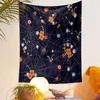 Floral Spider Web Pattern Design Patterned tapestry home decor, suitable for bedroom and living room, gift