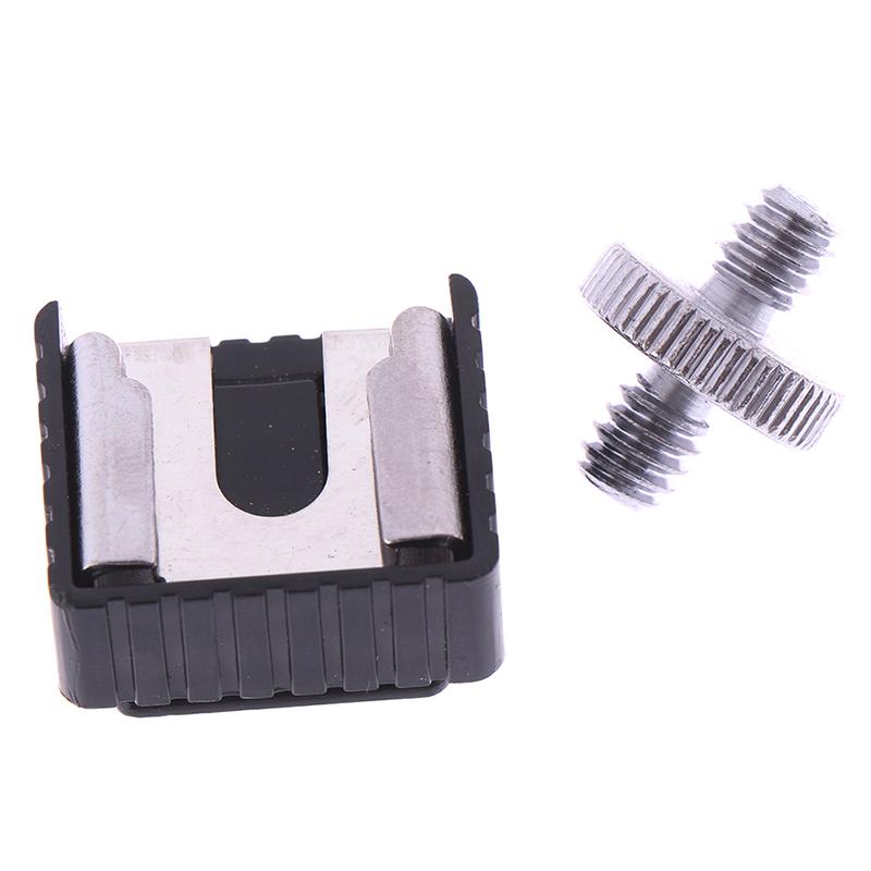 Adaptor de montare a pantofului cu șurub metalic de 1/4 inch Trepied pentru suport de lumină