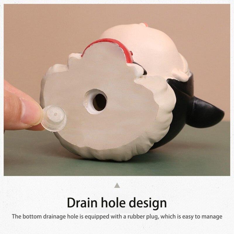 Garden Ceramic Planting Pots Handmade Desktop Modeling Flower Pot