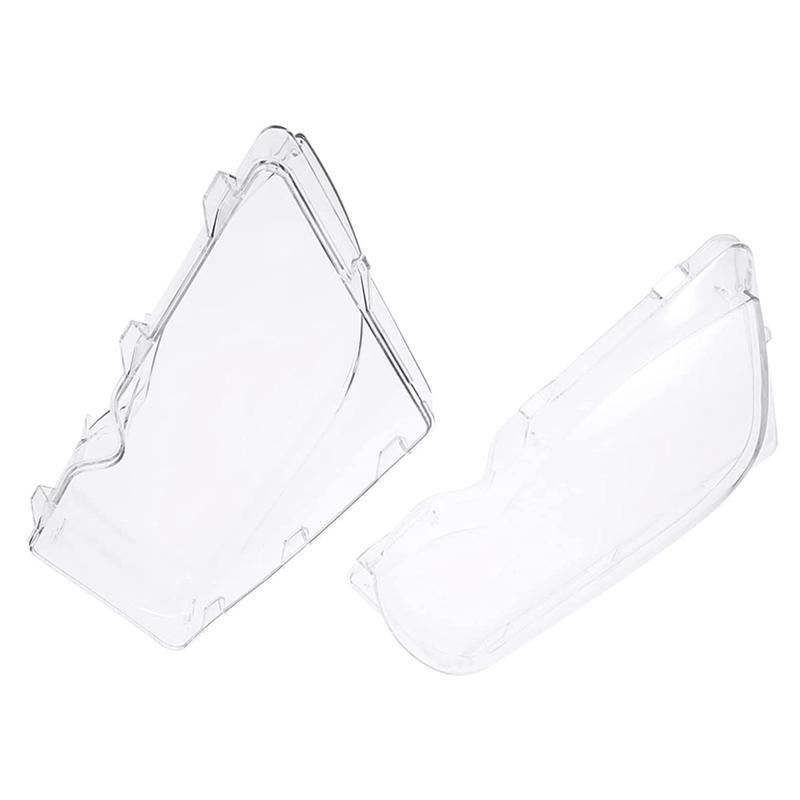 1 Pair Front Headlights Lens Shell Cover Lampcover Transparent Lampshade For  BMW 3 Series E46 2002-2005 4 Door 63127165785