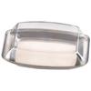 Zodiac Stainless Steel Butter Dish With Plastic Lid