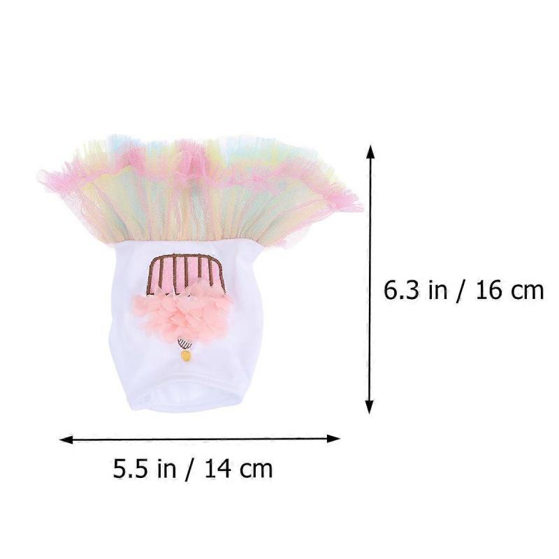 Pets Dog Dress Dog Clothes for Pet Wearing 3Pcs Colorful Pet Skirts