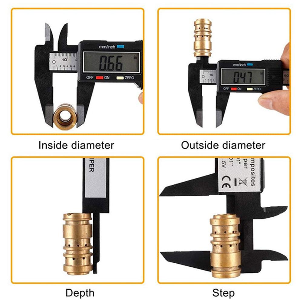 Digital Caliper Measuring Tool 6 "150mm Messschieber Paquimetro Measuring Instrument Vernier Calipers Gauge Instrument Digital Vernier Calipers