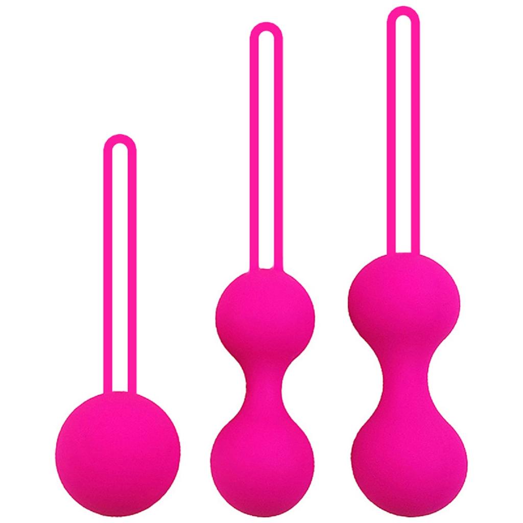 1 Set Safe Silicone Kegel Balls Vaginal Ball Geisha Ball Vaginal Tighten Exercise Machine Beads Sex Toys for Women Ben Wa Balls