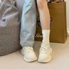 Sports and Leisure Shoes Women's Summer New Lace-up Mesh Breathable Thick-soled Retro Dad Shoes