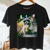 Funny Raccoon Iced Coffee Shirt Cute Trash Panda Meme Tee Summer Coffee Lover Gift Quirky Animal Graphic Unisex T Shirt
