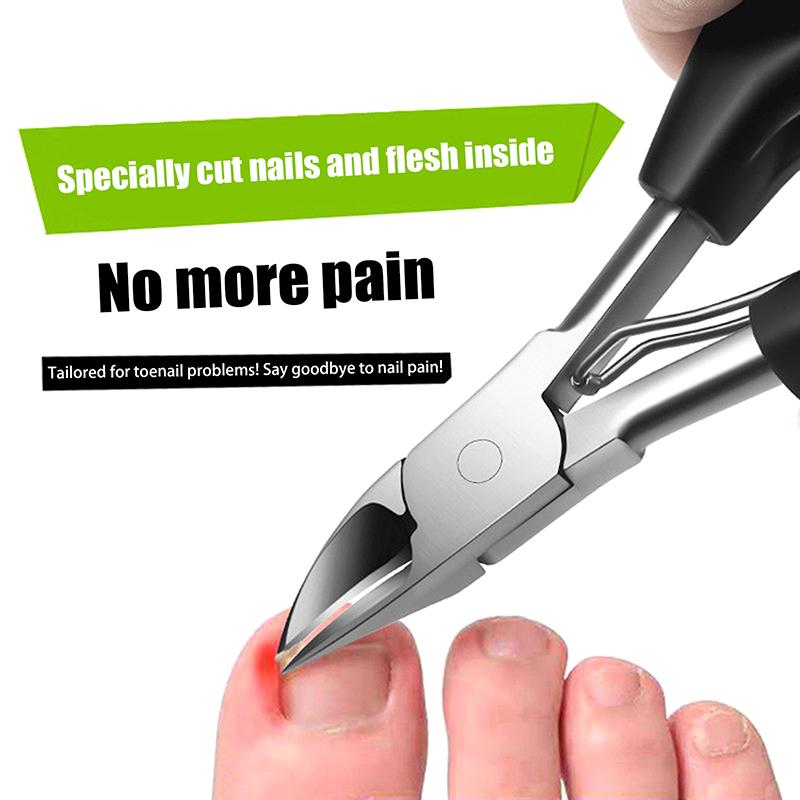 Professional Nail Clippers, Correction Thick Nails Ingrown Paronychia Trimmer, Edge Cutter, Manicure Scissor Pedicure Tool