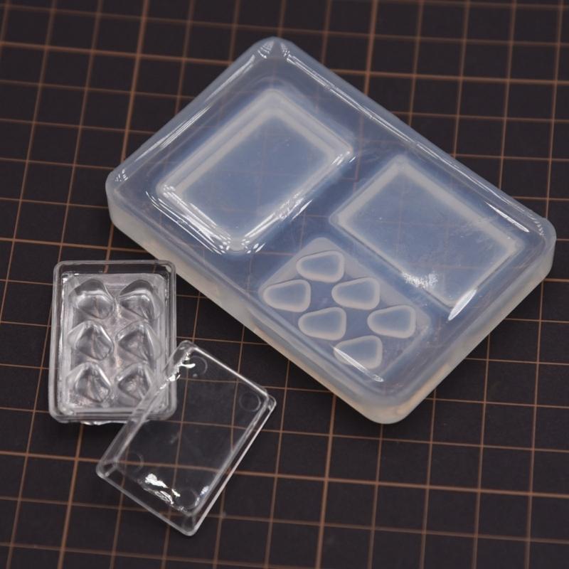 Versatile Silicone Mold For Making Miniature Strawberry Handmade Gift Doll House Food Toy Making Tool