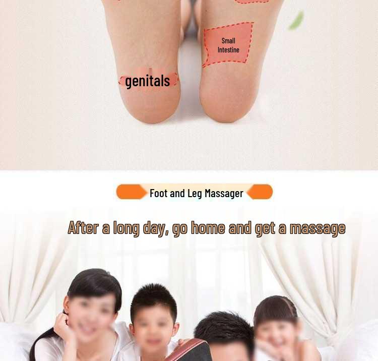 Electric Foot and Leg Massager with Heating and Kneading Therapy