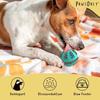 PawsOnly Balle Distributeur de Friandises pour Chien, Jouet Puzzle Interactif en Caoutchouc Naturel pour Petits Chiens, Jouet à Mâcher 6cm pour le Nettoyage des Dents et la Stimulation Mentale, Bleu