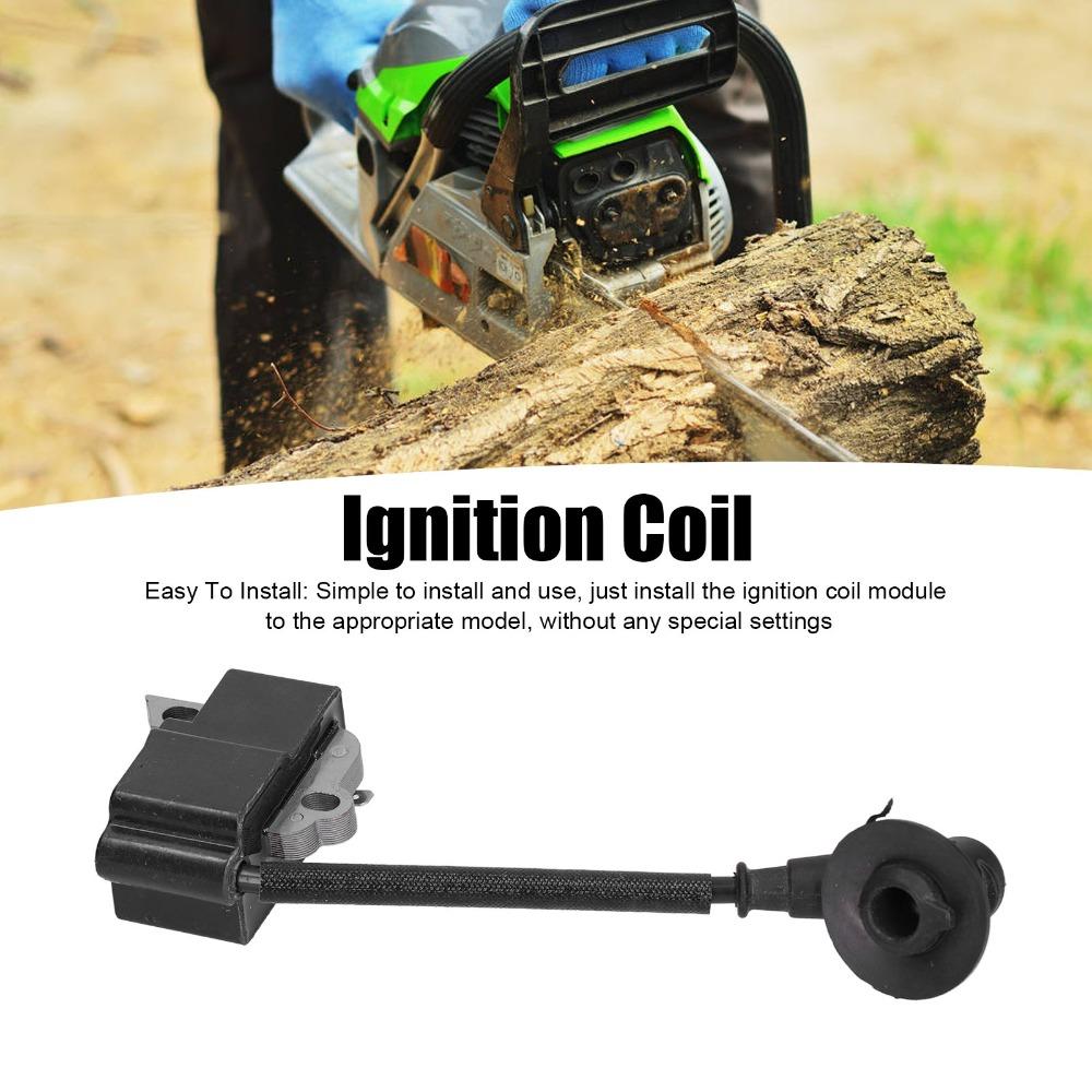 Black Ignition Coil Module With Wire Replacement Coil for STIHL MS251 MS261C
