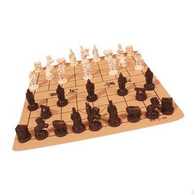 -Jeu d'échecs, pièces d'échecs en résine 3D, divertissement, stimulant intellectuellement, plateau familial