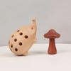 21 Holes Pencil Stand Set Wooden Art Pen Container Multi-function Hedgehog Pen Holder  Desk Storage