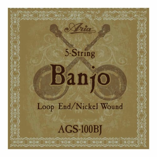 

[1 set] ARIA AGS-100BJ 10-23 5-string banjo strings