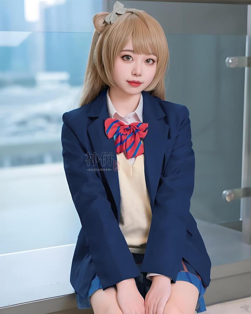 Love National Otonokizaka Academy Uniform with 3 Adult Costume for Cultural and Stage Performances with 3 Size [Excellent Quality] Live! Girls'