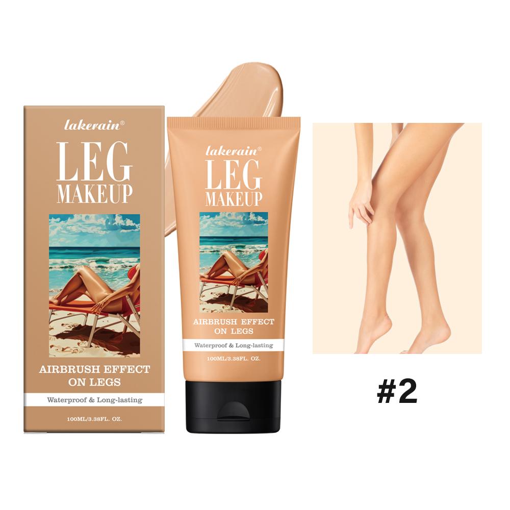 Xiaomi 100ml Tan Leg Makeup Body Foundation Lotion Even Skin Tone Waterproof Long Lasting Body Tanning Cream Medium Bronze Leg Makeup