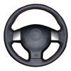 DIY Custom Original Lenkradabdeckung für Nissan Tiida 2004-2010 / Sylphy 2006-2011 / Versa Ledergeflecht für die Lenkung