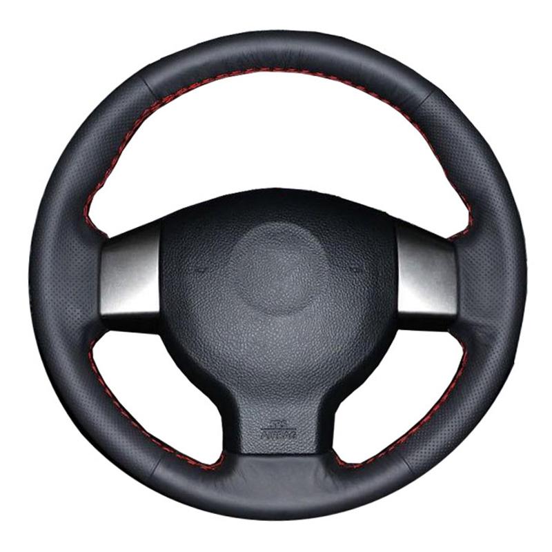DIY Custom Original Lenkradabdeckung für Nissan Tiida 2004-2010 / Sylphy 2006-2011 / Versa Ledergeflecht für die Lenkung