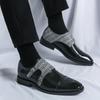 Fashion Groom's leather shoes Fashion Designer Vintage Classic Styles Party Dress up Office Plus Size 38-48 Successful people's shoes