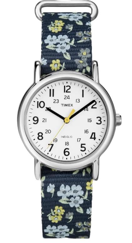 

Часы Timex Weekender T2P370 кварцевые 3 ATM водонепроницаемые минеральное стекло белый циферблат латунь [TIMEX] женские [Товар]